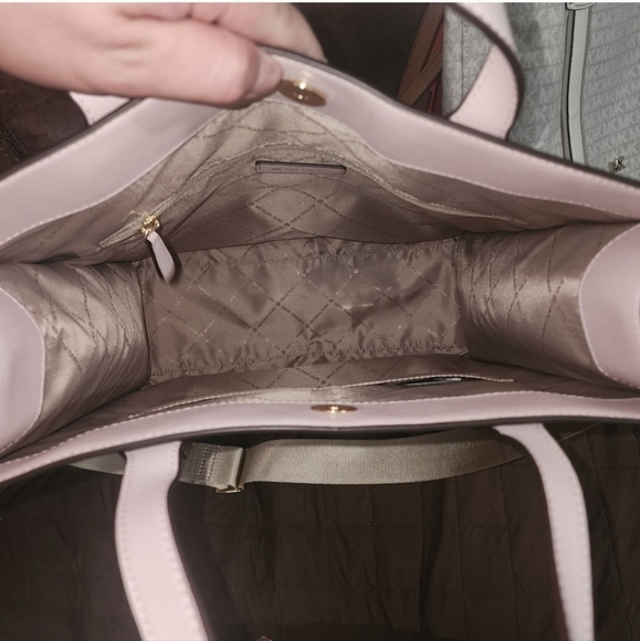 🍂🍁NWOT MICHAEL KORS PINK BLUSH LARGE KENLEY TOTE - Picture 6 of 10